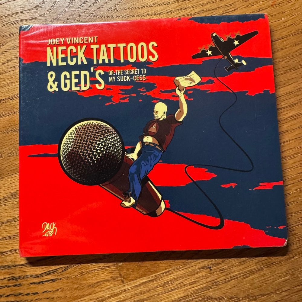 🎁COMEDY CD Joey Vincent Neck Tattoos & GED's or the Secret to my Suck-cess NSWF🎁